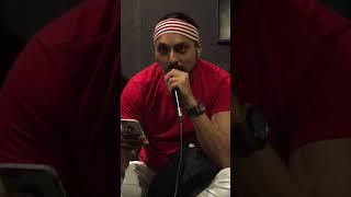 AJ Singh LIVE   Studio RAP Freestyle