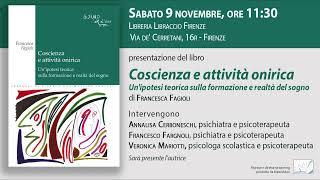 9 novembre 2024 - Coscienza e attività onirica, LIBRACCIO Firenze