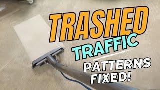 How To Fix Trashed Carpet Traffic Patterns