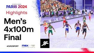 ELECTRIC ENDING!  | Men's 4x100m Final Highlights | #Paris2024 #Olympics