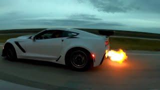 C7 ZR1 FBO vs Hellcat Whipple 4.5 E85