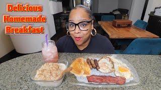 HOMEMADE BREAKFAST MUKBANG!