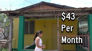 I Rented A House for $43 U.S. Dollars Per Month In The Philippines!