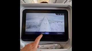 Departure from Helsinki-Vantaa Airport (Airbus A350 Finnair AY1331) - In-flight entertainment screen