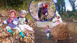 Niyabung & Jonson love each other II Little friends enjoying childhood in pastoral Nepal