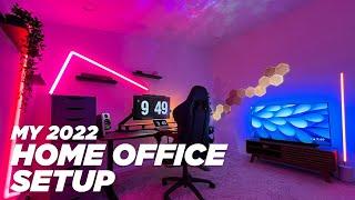 My 2022 Home Office Tour // New Upgrades: Work from Home Desk Setup 2022