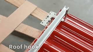 SIC-TH-09 Solar Tile Roof Hook Tile Roof Installation