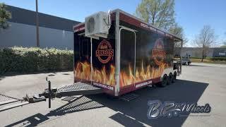 Wood Fired Pizza Trailer With Bathroom