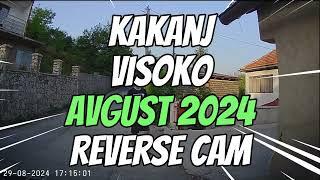 Reverse CAM: Kakanj - Visoko #reversecamera #dashcam #kakanj #visoko #visitbosnia #august #2024