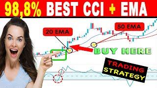 The MOST Profitable CCI + EMA trading strategy for Scalping, Day trade and Swing trade