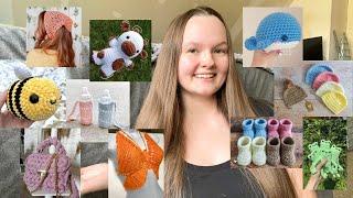 20 Crochet Items to Make that ALWAYS Sell Well at Craft Fairs ALL YEAR ROUND with free patterns