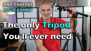 K&F Concept 78" Tripod K234A7 (S210). The only Tripod you will ever need