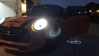 Mini Cooper S F56 led scuttle blinker night