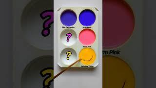 Can You Guess the Color Mix? 44 (Easy to Hard)  #ColorMixing #Satisfying