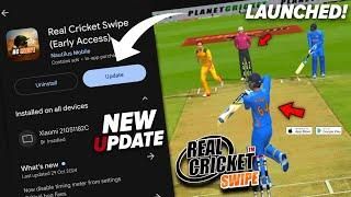 Real Cricket™ Swipe - New Update Launched On PlayStore, FULL Review & Gameplay, RC Swipe 1.2