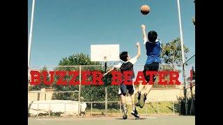 SMALL BOY VS TALL BOY BASKETBALL    BUZZER BEATER!!!!!!! Seriously