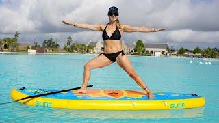 Inflatable Paddle Board vs. Hardboard? | Glide SUP Yoga Review