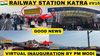 shri mata vaishno devi katra railway station #usbrl #usbrlproject #travel #train #railway