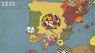 Historia España Countryballs LasFlipantes aventuras dedon castillo y su fiel colega puerto de cale