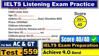 IELTS Listening Practice Test 2024 with Answers [Real Exam - 559 ]