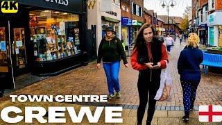 Walk in CREWE  ENGLAND Town Centre | Halloween Weekend