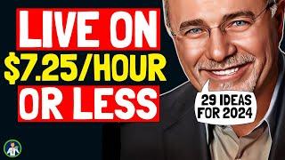 Dave Ramsey: 29 Tips To Live On The Lowest Minimum Wage