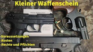 Kleiner Waffenschein: Infos, Beantragen, Kosten, Voraussetzungen zum führen von Schreckschusswaffen