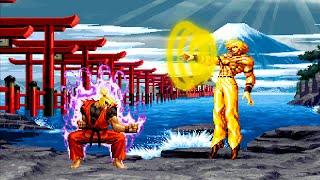 [KOF Mugen] Ken Masters Team vs Boss Orochi Team