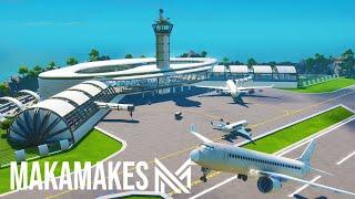 Building a HUGE AIRPORT in Fortnite Creative!