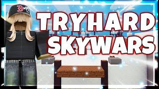 TRYHARD Skywars Gameplay ️ | Roblox Bedwars Gameplay