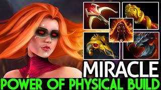 MIRACLE [Lina] Power of Physical Build Rampage Free Hit Dota 2