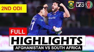 AFGHANISTAN VS SOUTH AFRICA FULL HIGHLIGHTS 2ND ODI MATCH 2024 | AFG VS SA