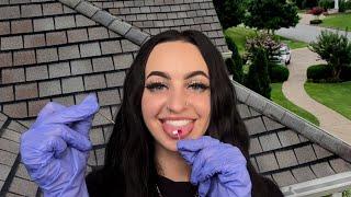 [ASMR] Piercing You On The Roof RP | Soft Spoken