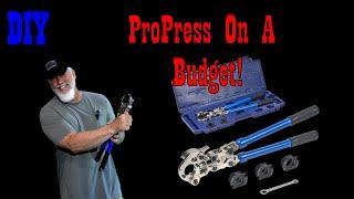 Finally, A ProPress Tool That The DIYer Can Afford! #propress #plumbingvideos #toolreviews