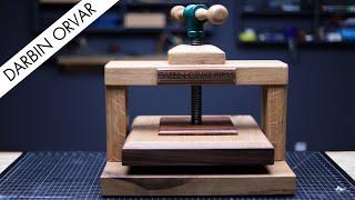 Making an EPIC Handcrafted BOOK PRESS