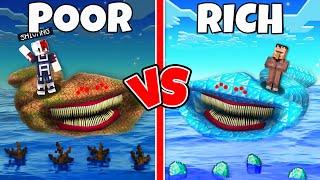 Poor Vs Rich El Gran Maja In Minecraft!!