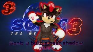 Quick review sonic 3 build a bear shadow plushie