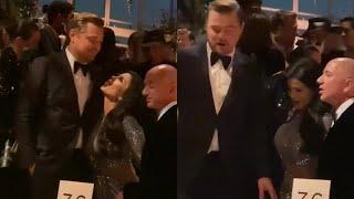 LEONARDO DICAPRIO MEETS JEFF BEZOS & HIS NEW GIRLFRIEND