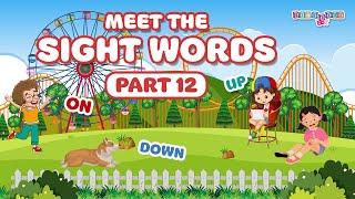 Sight Words Part 12 | Learn ON, UP, DOWN | Sight Word Reading for Kids I on I up I down