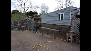 Chicken Coop Made of Tires