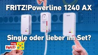 FRITZ!Powerline 1240 AX: Single oder lieber im Set? | Frag FRITZ!