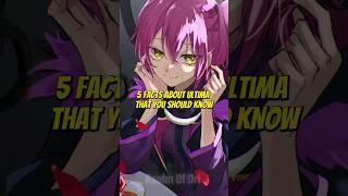 5 facts about Ultima that you should know! #thattimeireincarnatedasaslime #tensura #rimuru #slime