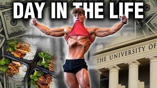 A Day in the Life of a Multitasking 21-Year-Old: College, Bodybuilding, and Business