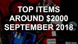 DJ Deals - Top Items Around $2000 September 2018