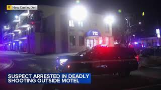 Man charged in deadly armed robbery outside motel in New Castle, Delaware