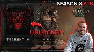 Diablo 4 Season 8 PTR: Torment 4 Unlocked!