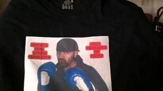 Frank Stea announces his Under World Boxing debut and t-shirt