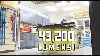 Garage Shop LED Lighting Upgrade // Cheap LED Fixtures