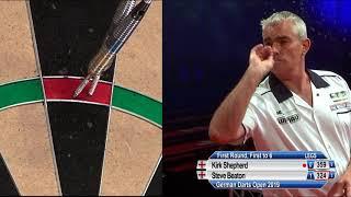 Nine-Darter! Steve Beaton v Kirk Shepherd - 2019 German Darts Open