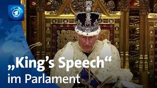 King's Speech: König Charles eröffnet britisches Parlament